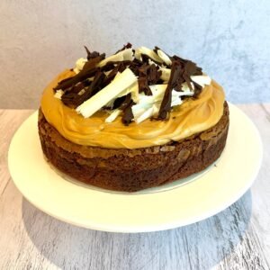 Marquisse con crema de dulce de leche