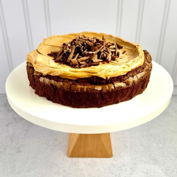 Marquisse con crema de dulce de leche